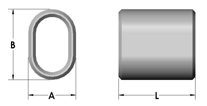 One-Piece (Oval) Carbon Steel Sleeves