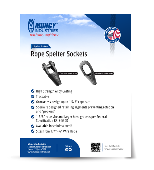 Spelter Sockets Information