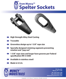 Spelter Sockets Information
